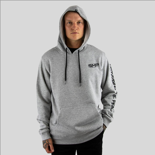 REBUTTAL SMP mens pull over hoodie LT GRY MLE - smpclothing